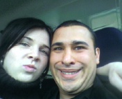 Nous 2 entrain de faire les idiots