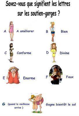 les tailles